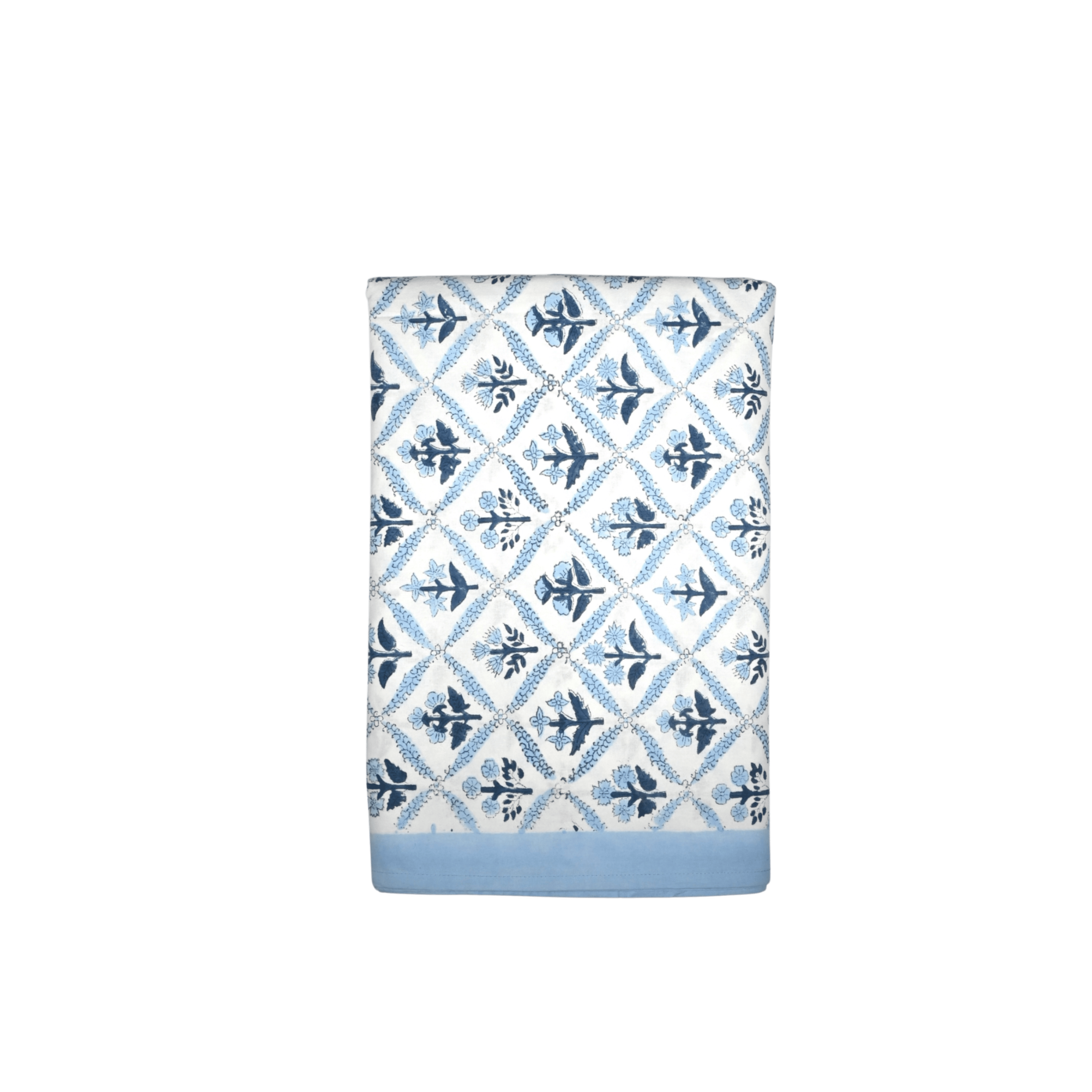 Henriette - Luxury Linens Table Cloth Bluebell Tablecloth