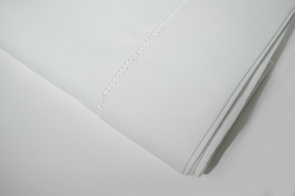 Henriette - Luxury Linens Table Cloth Hemstitch White Tablecloth