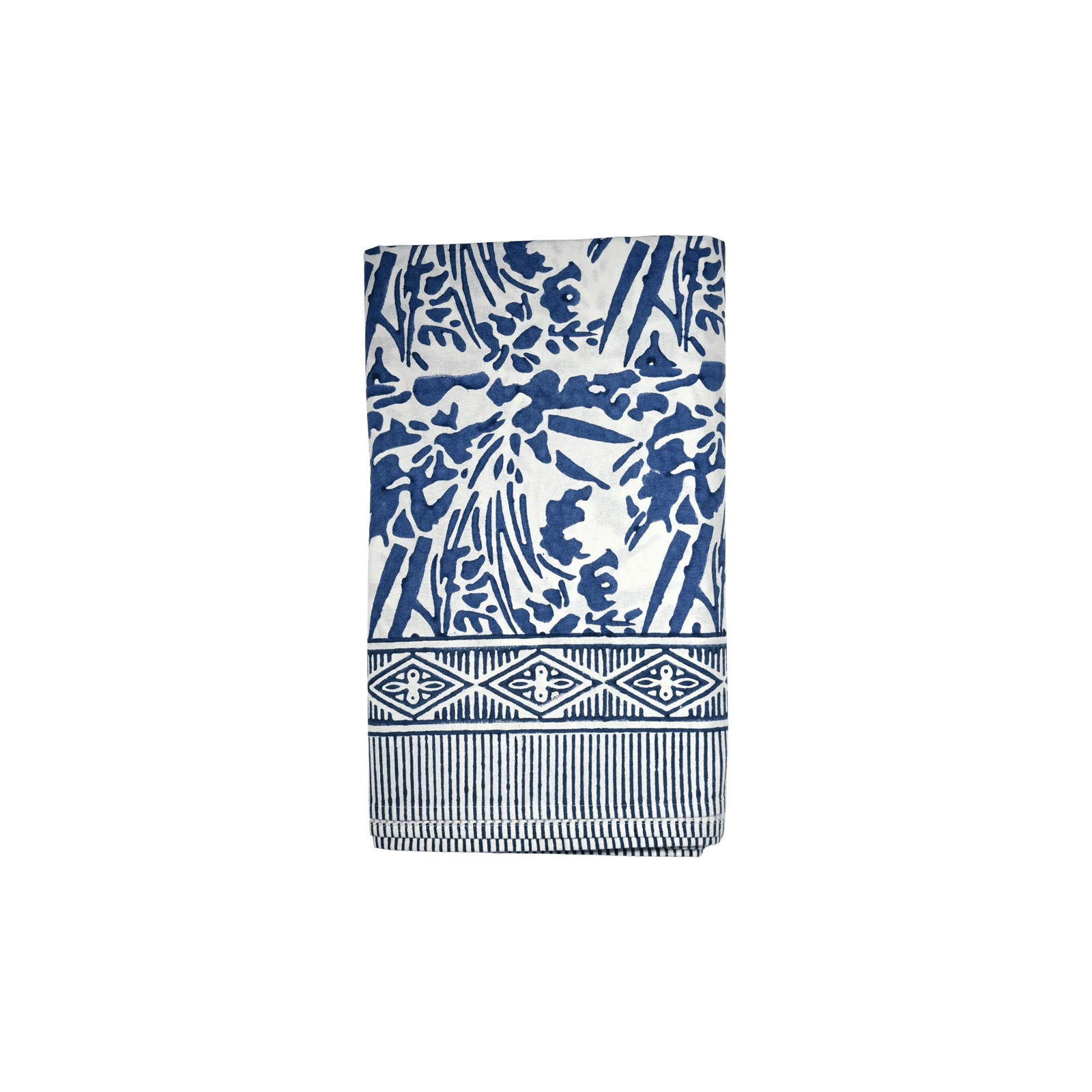 Henriette - Luxury Linens Table Cloth Indigo Tablecloth