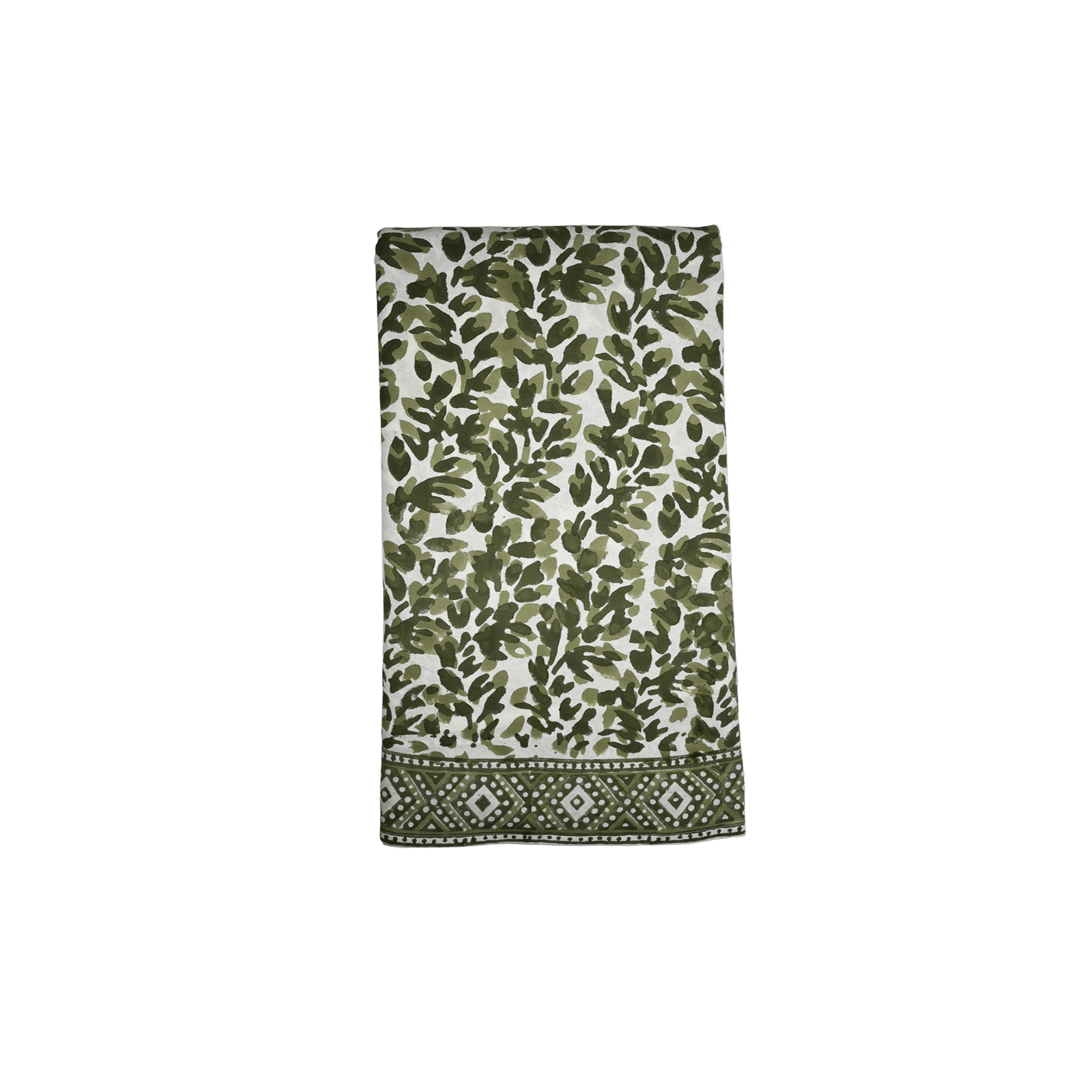 Henriette - Luxury Linens Table Cloth Olivia Green Round Table Cloth