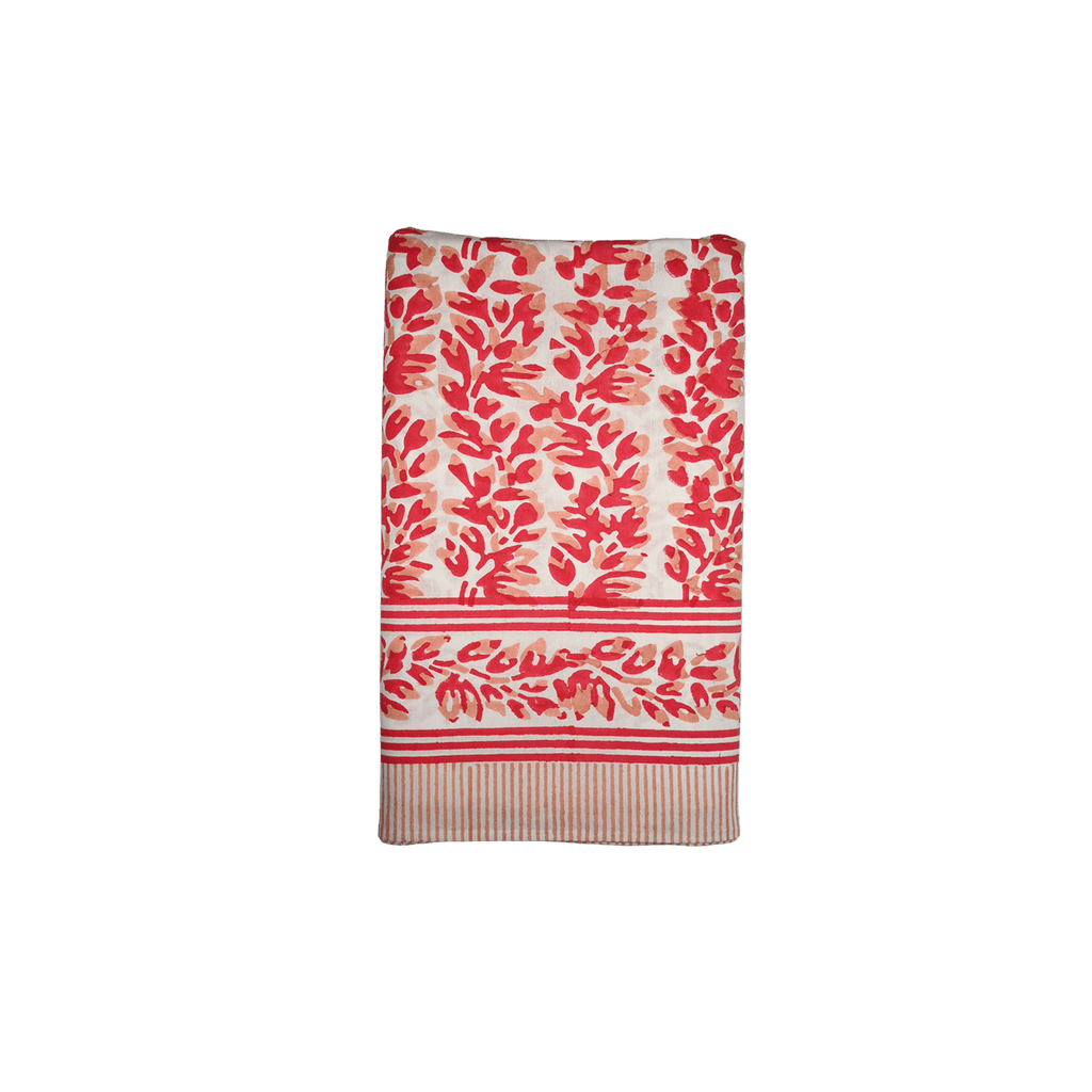 Henriette - Luxury Linens Table Cloth Olivia Peach/ Pink Tablecloth