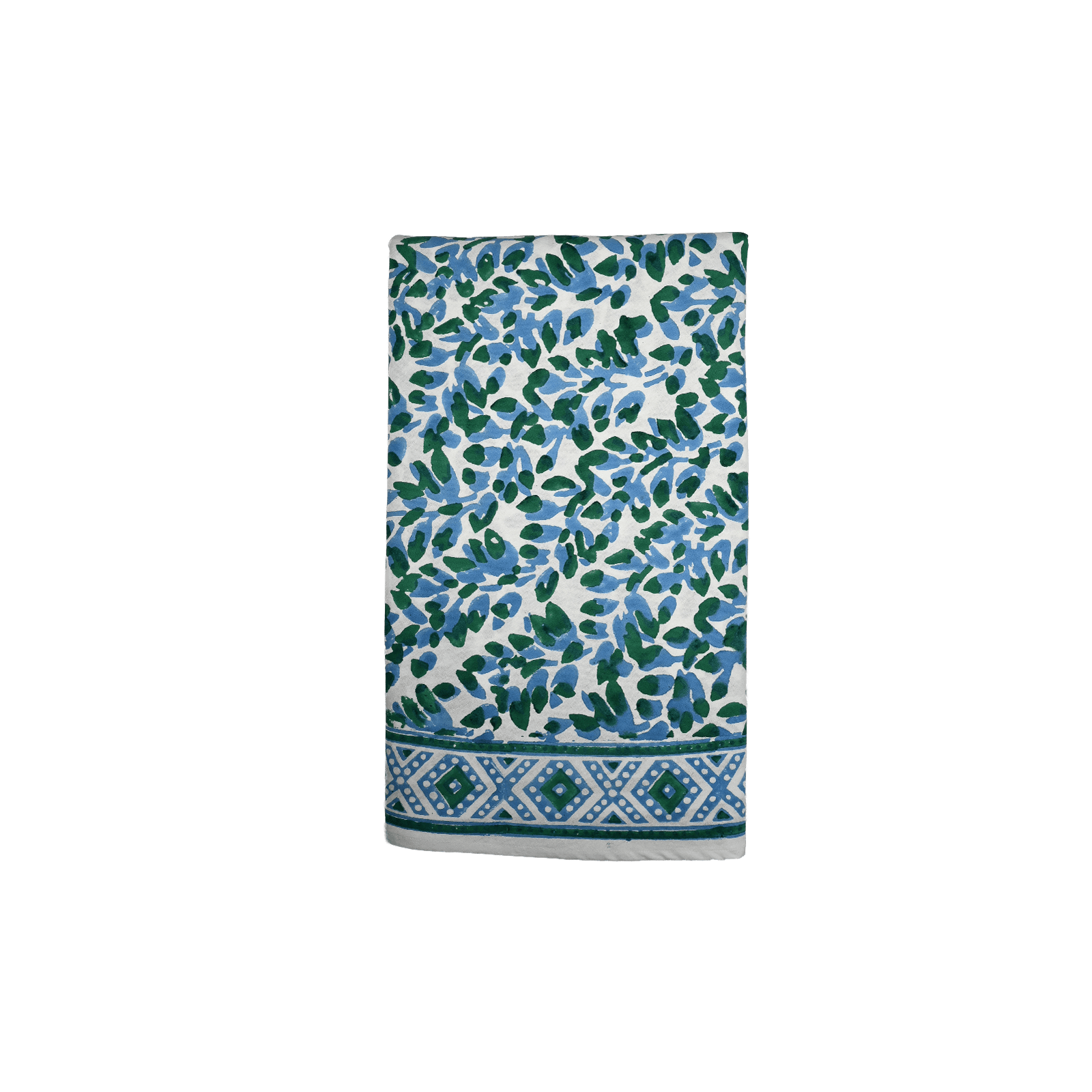 Henriette - Luxury Linens Table Cloth Olivia Sea Green/ Blue Tablecloth