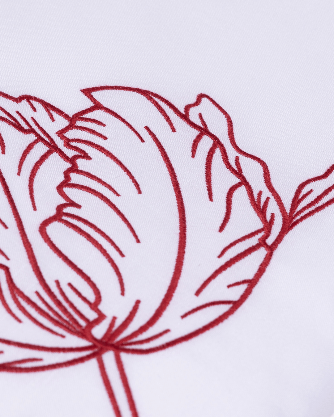 Henriette - Luxury Linens Table Cloth Tulip Tablecloth Red