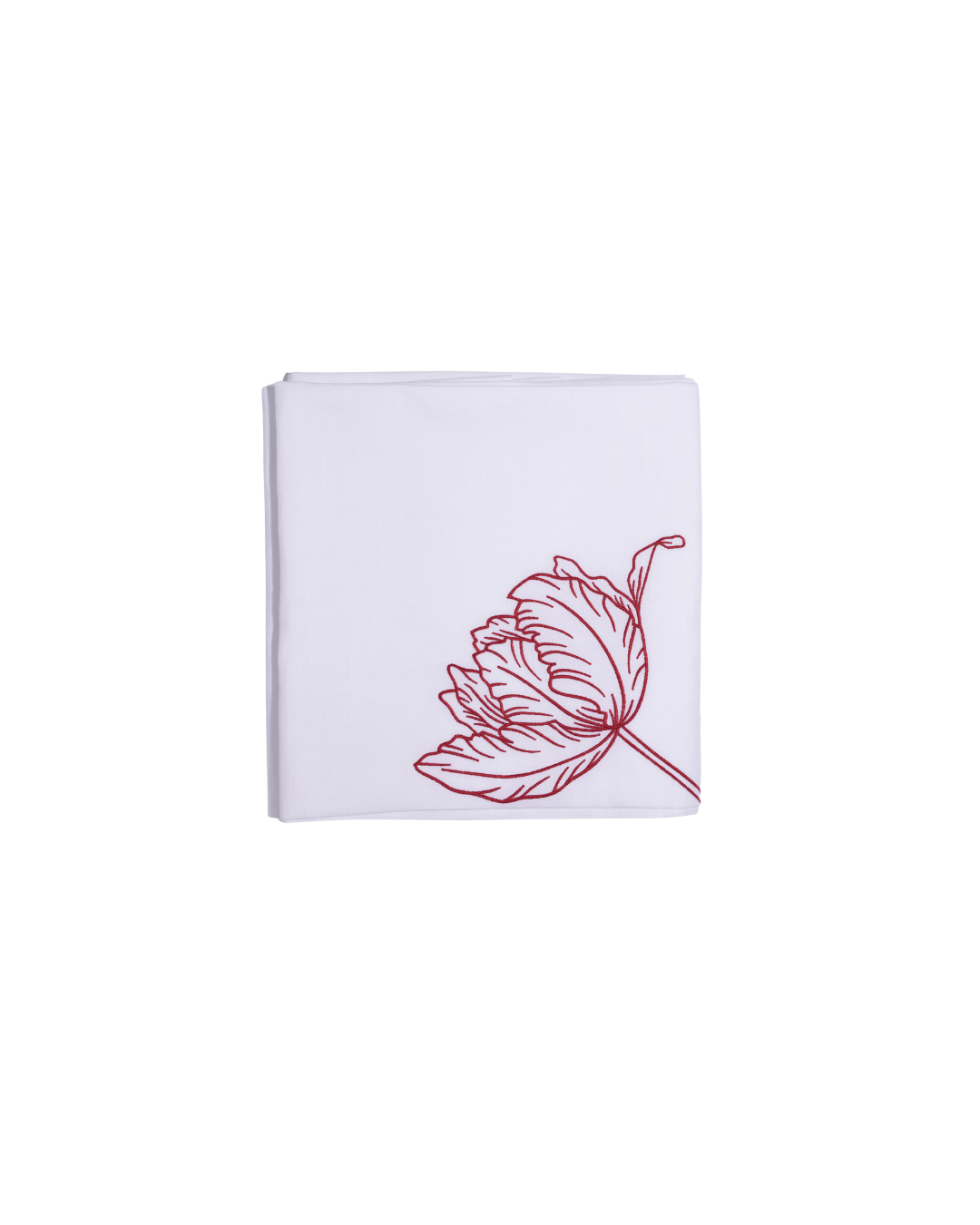 Henriette - Luxury Linens Table Cloth Tulip Tablecloth Red