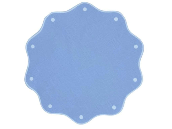 HMA DÉCOR Light Blue Brush placemats (set of 4)