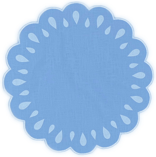 HMA DÉCOR Light Blue Light Blue Pippa placemat