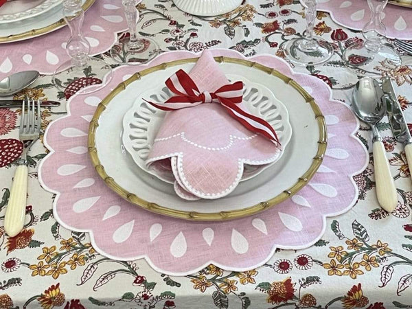 HMA DÉCOR Pink Pippa placemat